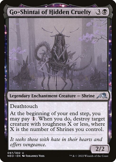 Go-Shintai of Hidden Cruelty | NEO #97 | Nonfoil | English, catalog image