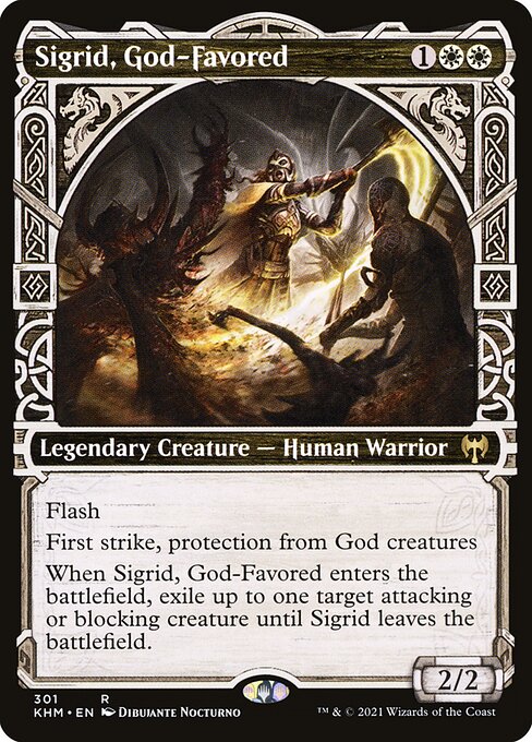 Sigrid, God-Favored | KHM #301 | Nonfoil | English, catalog image