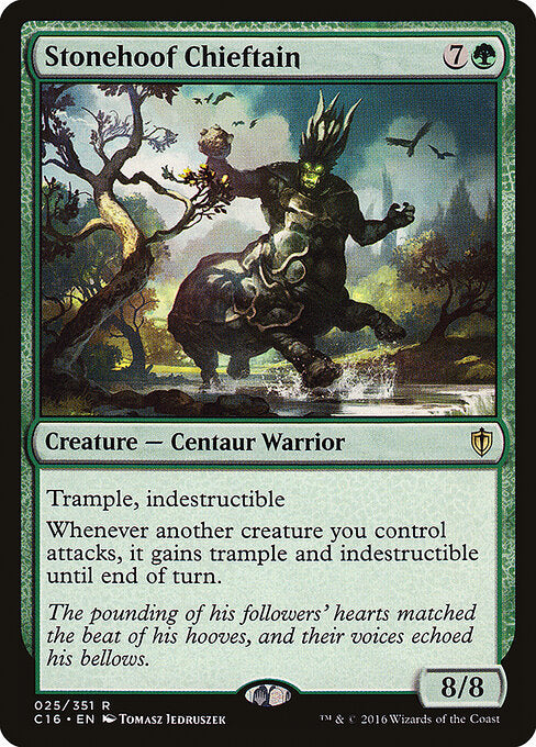 Stonehoof Chieftain, C16 #25, English, catalog image