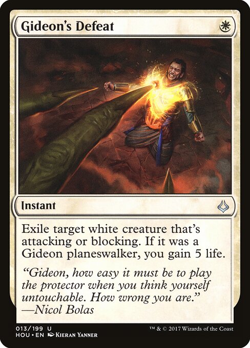 Gideon's Defeat | HOU #13 | Nonfoil | English, catalog image