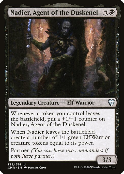 Nadier, Agent of the Duskenel | CMR #135 | Nonfoil | English, catalog image