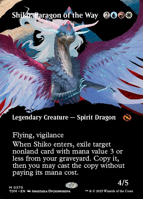 Shiko, Paragon of the Way, TDM #370, English, catalog image