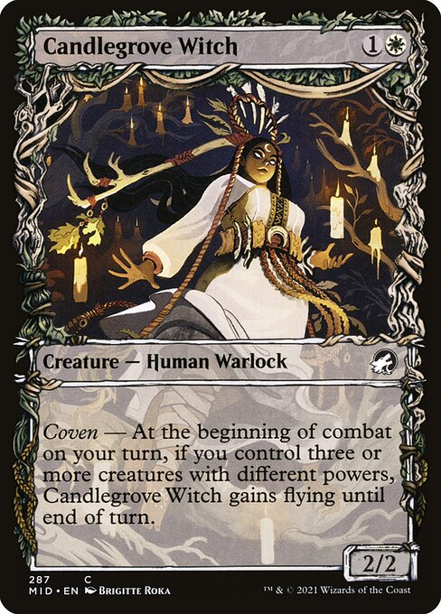 Candlegrove Witch | MID #287 | Nonfoil | English, catalog image