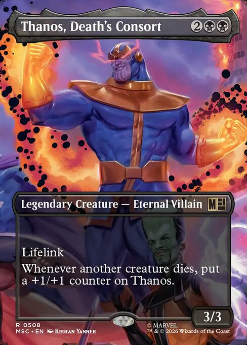 Thanos, Death's Consort, MSC #508, English, catalog image