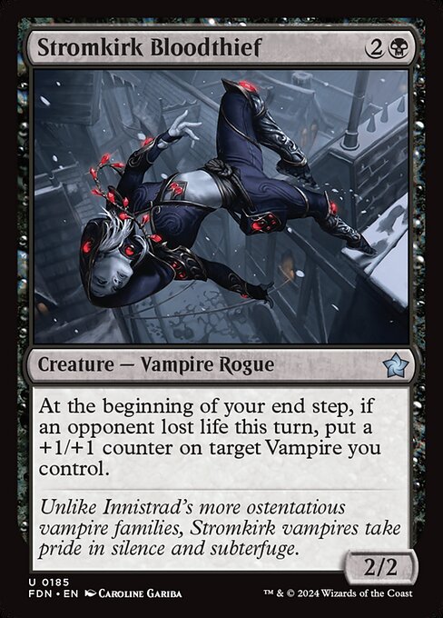 Stromkirk Bloodthief | FDN #185 | Nonfoil | English, catalog image