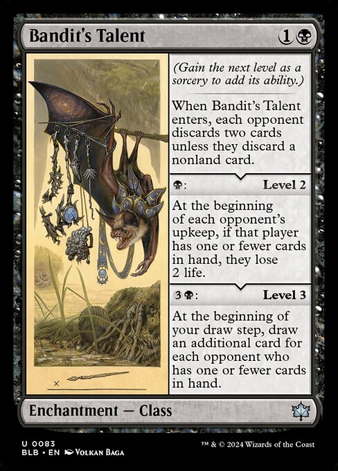 Bandit's Talent | BLB #83 | Foil | English, catalog image