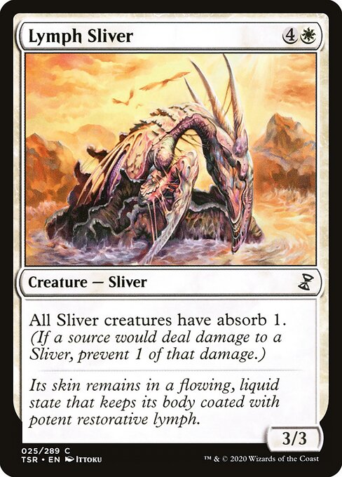 Lymph Sliver | TSR #25 | Nonfoil | English, catalog image