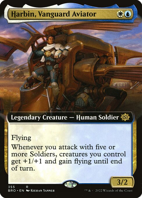 Harbin, Vanguard Aviator | BRO #355 | Nonfoil | English, catalog image