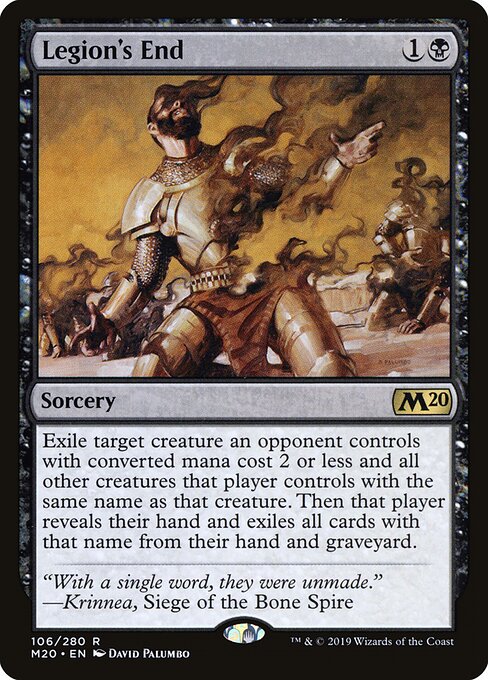 Legion's End | M20 #106 | Nonfoil | English, catalog image