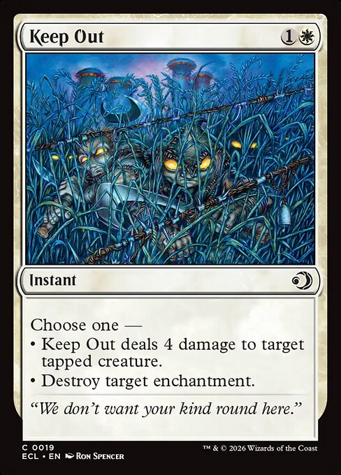 Keep Out | ECL #19 | Foil | English, catalog image
