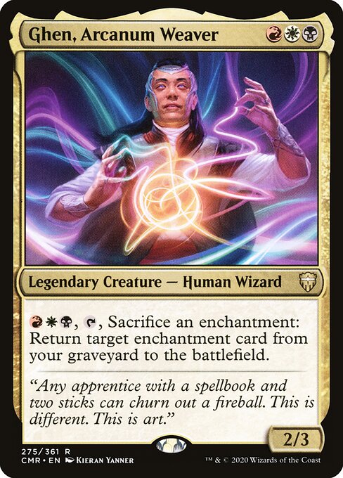 Ghen, Arcanum Weaver | CMR #275 | Nonfoil | English, catalog image