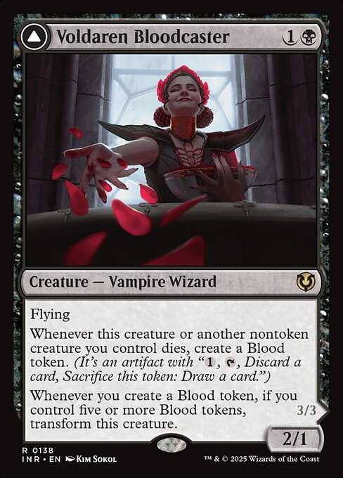 Voldaren Bloodcaster // Bloodbat Summoner | INR #138 | Nonfoil | English, catalog image