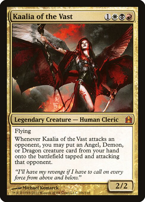 Kaalia of the Vast, CMD #206, English, catalog image