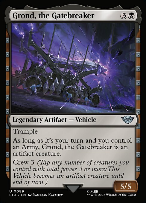 Grond, the Gatebreaker | LTR #89 | Nonfoil | English, catalog image