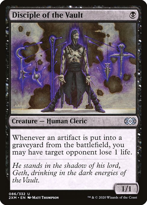 Disciple of the Vault | 2XM #86 | Nonfoil | English, catalog image