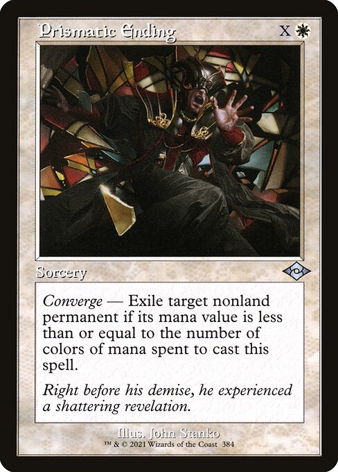 Prismatic Ending | MH2 #384 | Nonfoil | English, catalog image
