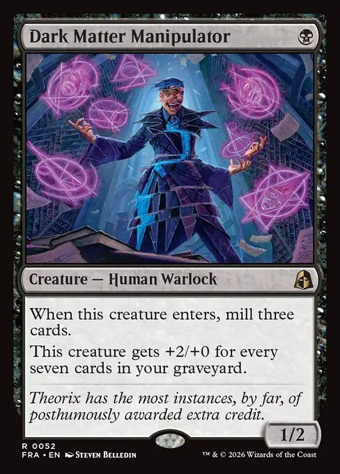 Dark Matter Manipulator | FRA #52 | Nonfoil | English, catalog image