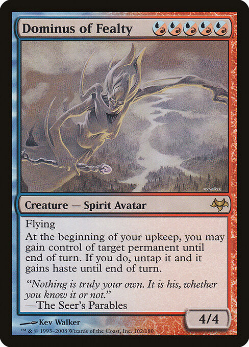 Dominus of Fealty, EVE #102, English, catalog image