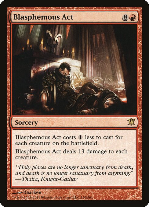Blasphemous Act, ISD #130, English, catalog image