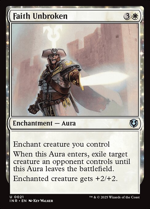 Faith Unbroken | INR #21 | Foil | English, catalog image