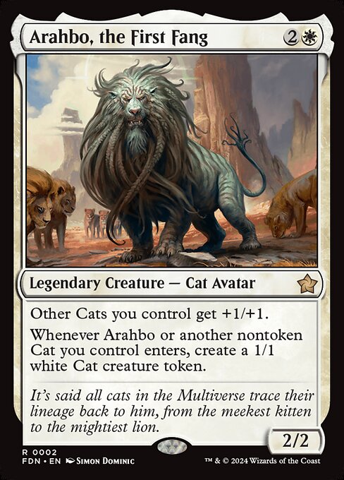 Arahbo, the First Fang, FDN #2, English, catalog image