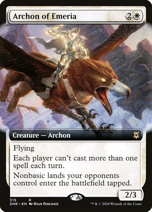 Archon of Emeria, ZNR #315, English, catalog image