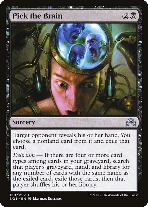 Pick the Brain | SOI #129 | Nonfoil | English, catalog image