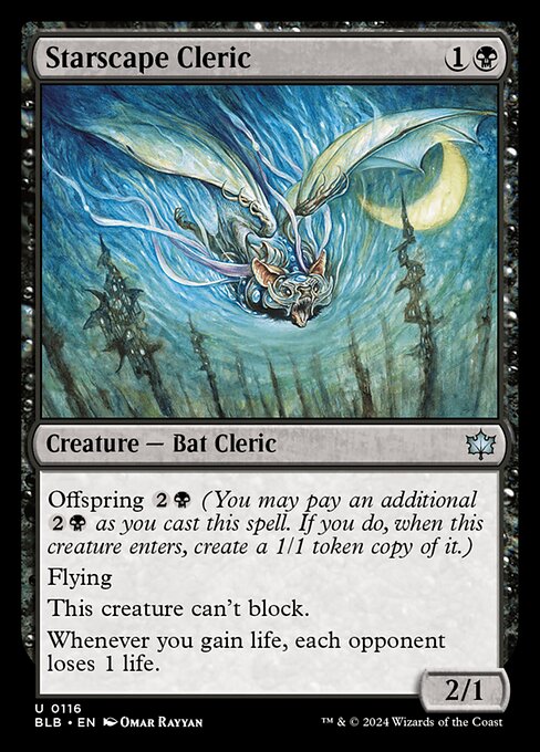 Starscape Cleric | BLB #116 | Foil | English, catalog image