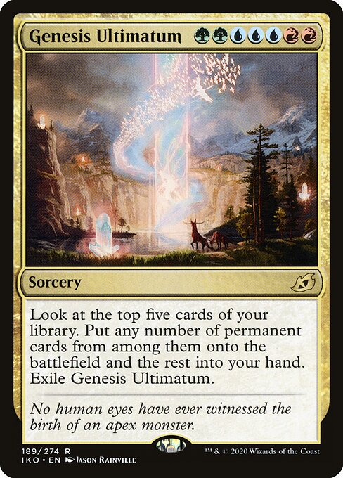 Genesis Ultimatum, IKO #189, English, catalog image