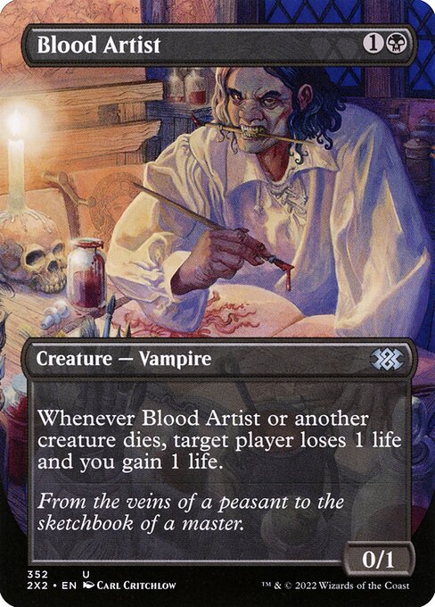 Blood Artist, 2X2 #352, English, catalog image