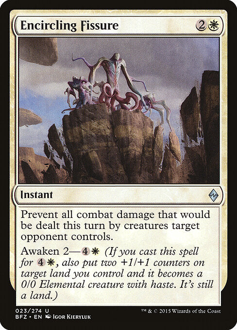 Encircling Fissure | BFZ #23 | Nonfoil | English, catalog image