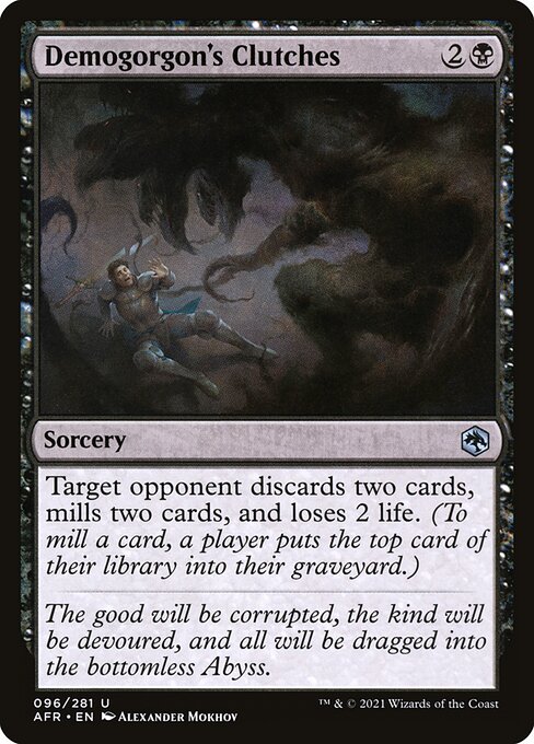 Demogorgon's Clutches | AFR #96 | Nonfoil | English, catalog image