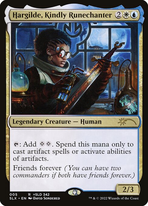 Hargilde, Kindly Runechanter | SLX #5 | Nonfoil | English, catalog image