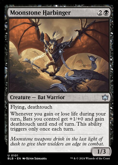 Moonstone Harbinger | BLB #101 | Foil | English, catalog image