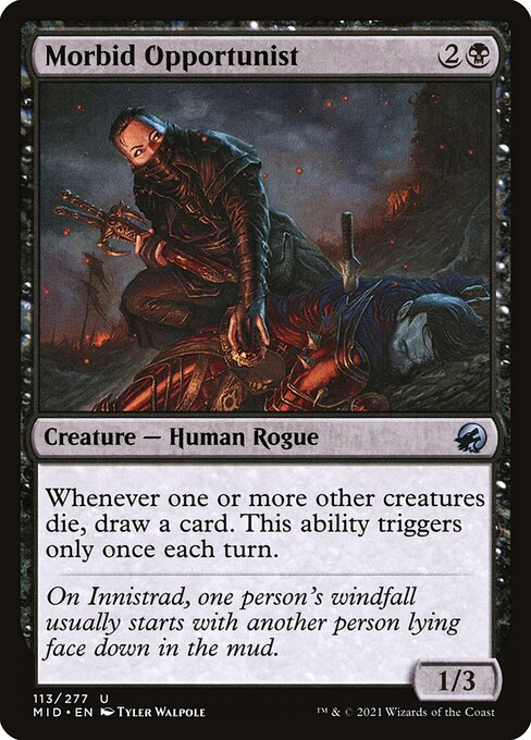 Morbid Opportunist | MID #113 | Nonfoil | English, catalog image