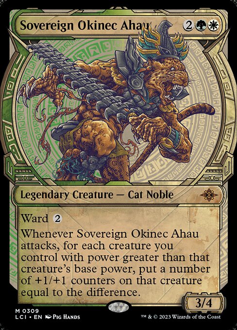 Sovereign Okinec Ahau, LCI #309, English, catalog image