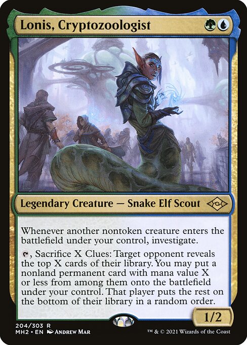 Lonis, Cryptozoologist | MH2 #204 | Nonfoil | English, catalog image