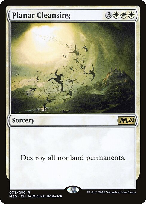 Planar Cleansing | M20 #33 | Nonfoil | English, catalog image