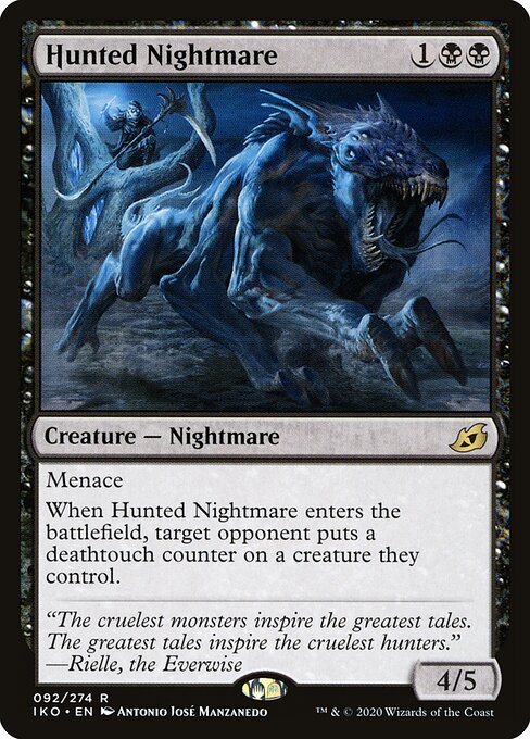 Hunted Nightmare | IKO #92 | Nonfoil | English, catalog image