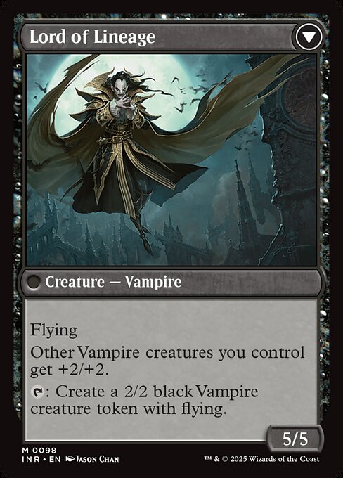 Bloodline Keeper // Lord of Lineage, reverse face, catalog image