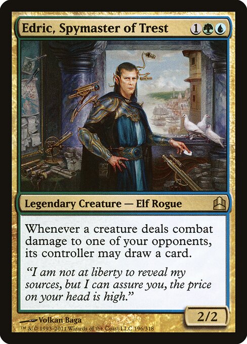 Edric, Spymaster of Trest | CMD #196 | Nonfoil | English, catalog image