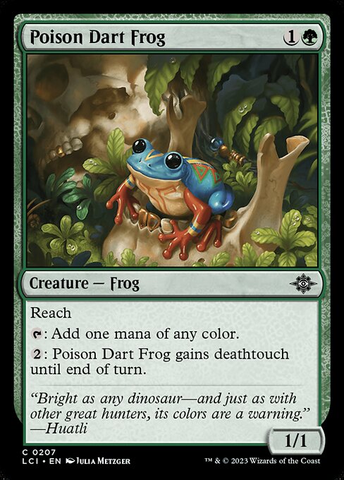 Poison Dart Frog, LCI #207, English, catalog image