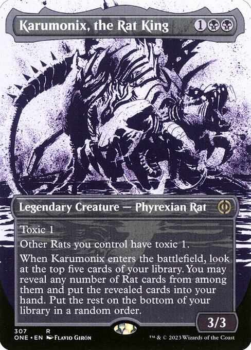 Karumonix, the Rat King | ONE #307 | Nonfoil | English, catalog image
