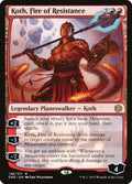 Koth, Fire of Resistance, ONE #138, English, catalog image