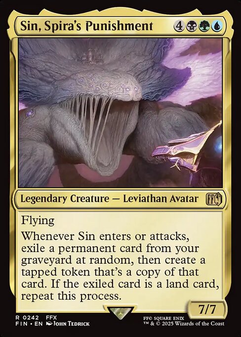 Sin, Spira's Punishment | FIN #242 | Nonfoil | English, catalog image
