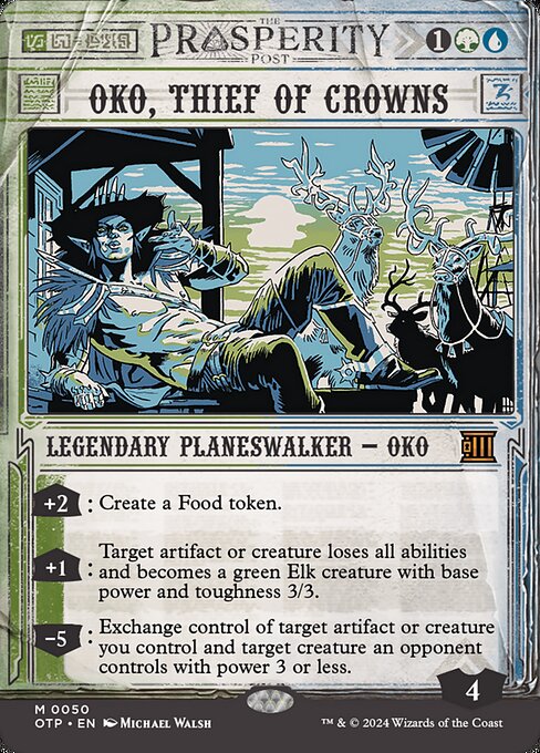 Oko, Thief of Crowns, OTP #50, English, catalog image