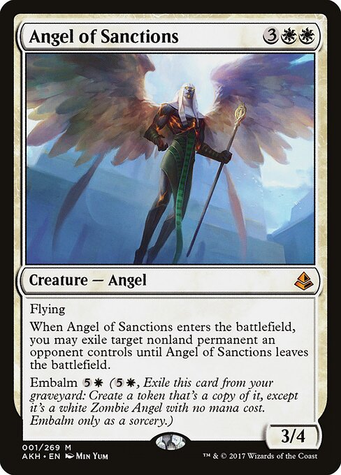 Angel of Sanctions | AKH #1 | Nonfoil | English, catalog image