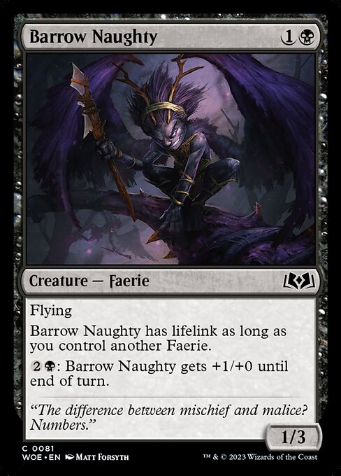 Barrow Naughty | WOE #81 | Nonfoil | English, catalog image
