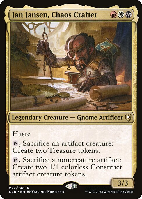Jan Jansen, Chaos Crafter | CLB #277 | Nonfoil | English, catalog image