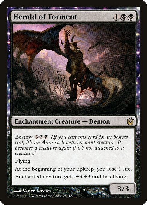 Herald of Torment | BNG #75 | Nonfoil | English, catalog image
